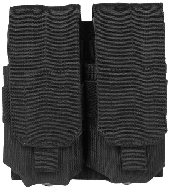 MIL-TEC M4/M16 Double Magazine Pouch Black 6.3 x 2 x 6.7 - Mil-Tec