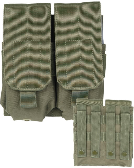 MIL-TEC M4/M16 Double Magazine Pouch Olive Drab 6.3 x 2 x 6.7 - Mil-Tec