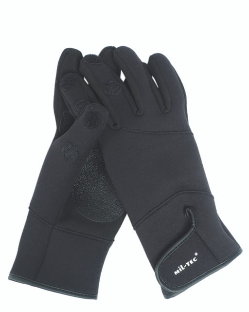 MIL-TEC Neoprene/Amaro Shooting Gloves - Men's Black 2XL - Mil-Tec