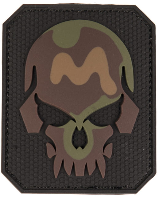MIL-TEC PVC 3D Skull Patch Camo 3.1 x 2.6 in - Mil-Tec