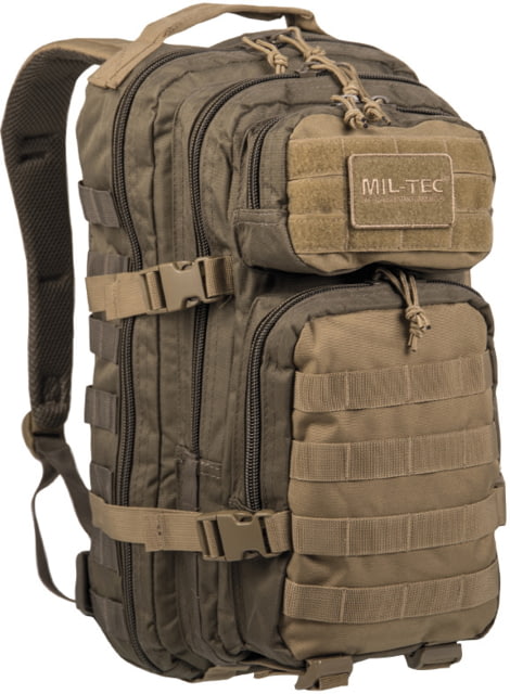 MIL-TEC Ranger Assault 20 L Pack Green/Coyote 20L - Mil-Tec