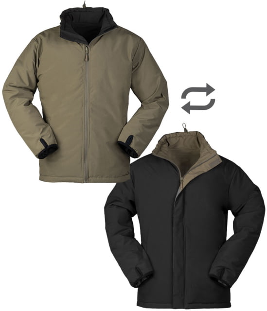 MIL-TEC Rev. Ranger CW Jacket - Men's GREEN/BLACK Large