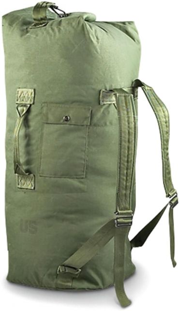 Army Navy Sales 2-Strap Cordura Nylon Duffle 24x36in Acu