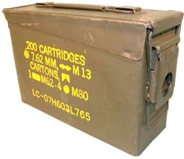 Military Surplus GI .30 Cal Ammo Can OD Green - Military Surplus