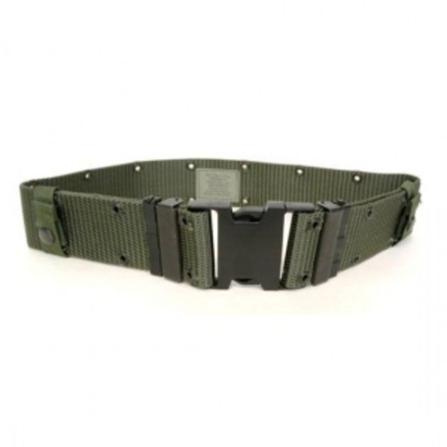 Army Navy Sales GI Pistol Belt Nylon Adjustable OD Green - Military Surplus