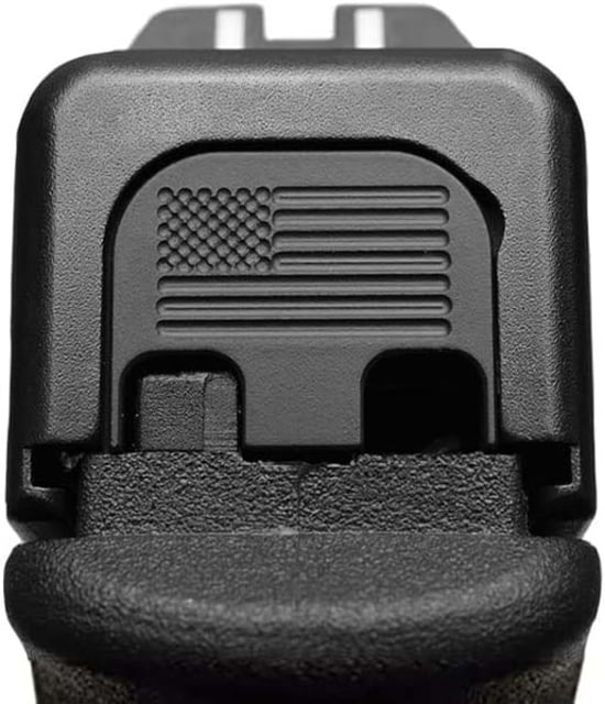 MILSPIN American Flag Slide Back Plate Glock 43/43x/48 Gen 1-5 "Blacked Out" Cerakote on Stainless Steel - Milspin