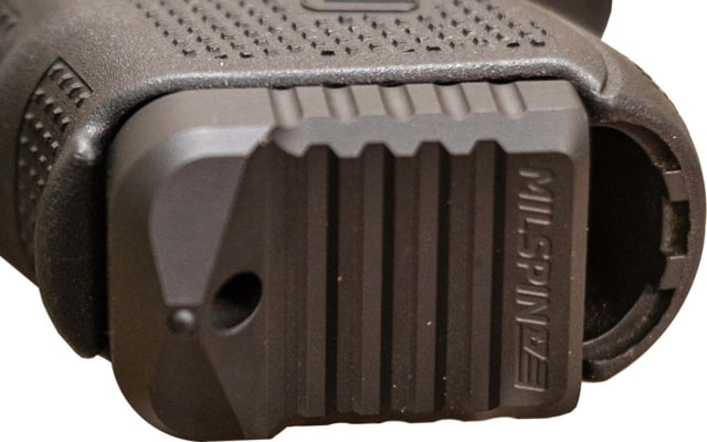 USED MILSPIN Window Breaker Patent Pending Magazine Base Plate Glock 43x/48 "Blacked Out" Cerakote on Stainless Steel  EDEMO1 Used Condition - Milspin
