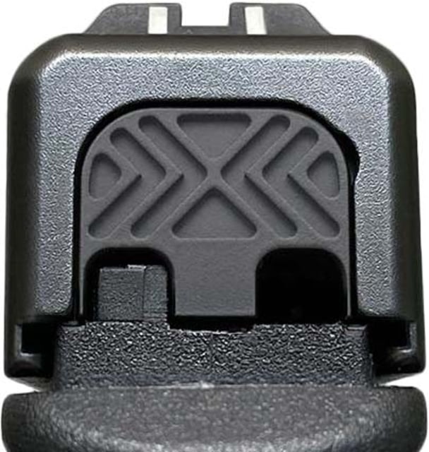 MILSPIN X-Carve Slide Back Plate Glock Models Gen 1-5 "Blacked Out" Cerakote on Stainless Steel - Milspin