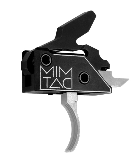Mimtac Drastic AR-9 Drop-in Trigger Curved Silver/Black - Mimtac