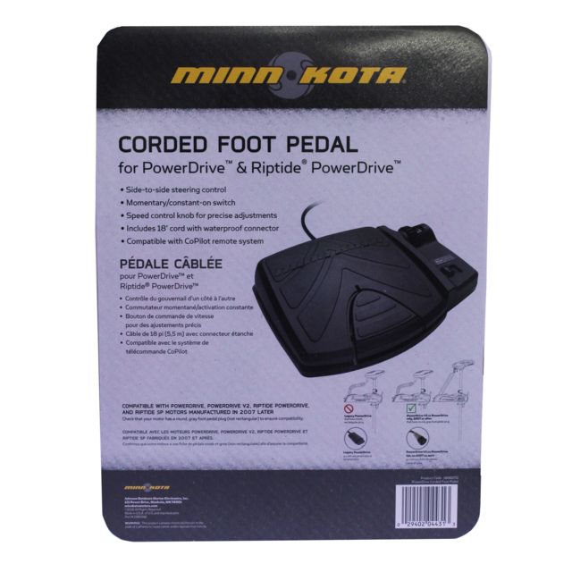 Minn-Kota PowerDrive BT Foot Pedal Acc Corded