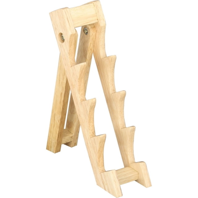 Miscellaneous Knife Display Sd Light Finish Wood Construction Stands Approximately 9in High Holds Four Knives