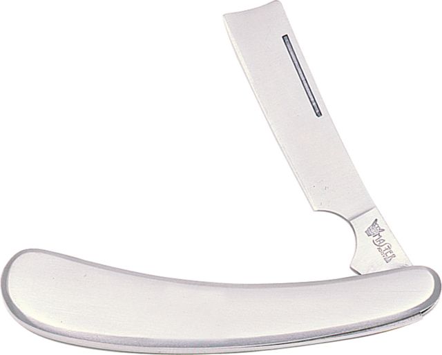 Miscellaneous Razor Stainless Folding Knife4.5in closedRazor BladeBrushed Stainless Handle M954 - Master Cutlery