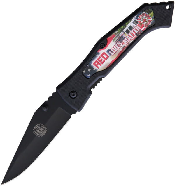 Miscellaneous Red Lives Matter Linerlock - Miscellaneous
