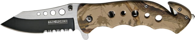 Miscellaneous Speed Assisted Rescue Folding Knife4.625in closedAssisted Opening BladeTan Camo Alum Handle M3993 - Master Cutlery