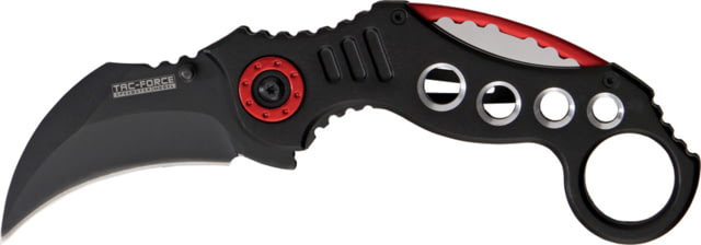 Miscellaneous Speed Karambit Folding Knife2.875inAssisted Opening Curved Blade Black Anodized Alum Handle M959 - Master Cutlery