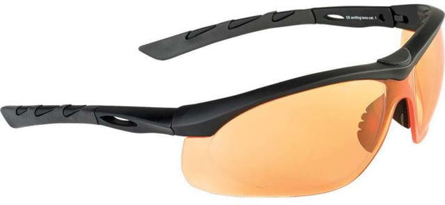 SWISSEYE Lancer Tactical Sunglass Black Frame Orange Non-Polarized Lens - Swisseye