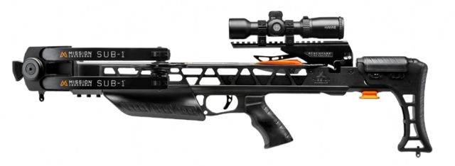 EDEMO Mission Crossbows Sub-1 Crossbow Black S1BK EDEMO1 Used Condition Fair - Mission Crossbows
