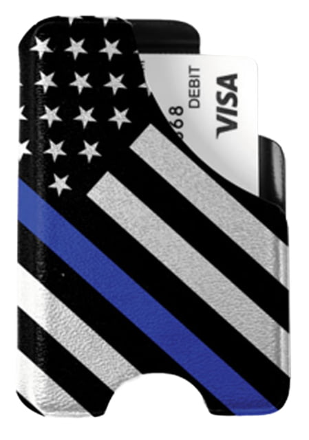Mission First Tactical Boltraron Wallet Blue Line American Flag 2 - Mission First Tactical
