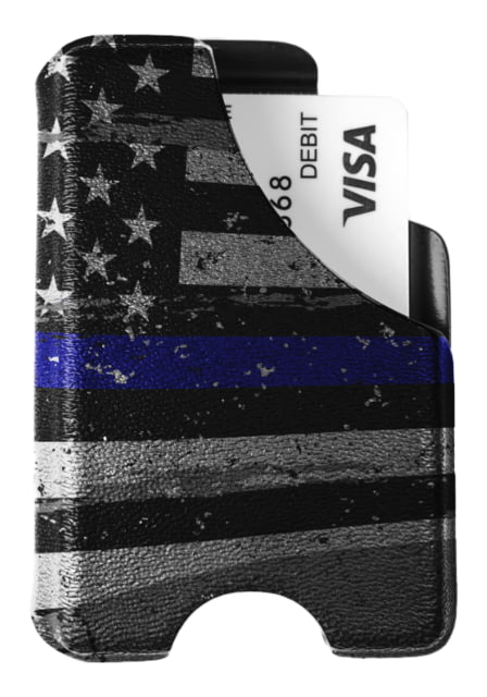 Mission First Tactical Boltraron Wallet Blue Line American Flag 3 - Mission First Tactical