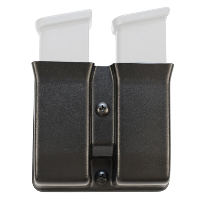Mission First Tactical Double Pistol Magazine Pouch Fits GLOCK 9/40 Magazines Black Adjustable Retention Includes 1.5" Belt Loop - Mission First Tactical