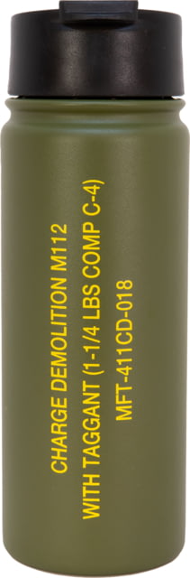 Mission First Tactical Mission First Tactical M112 Demo Charge Flip Top Bottle Green 16oz - $30.99 at Optics Planet