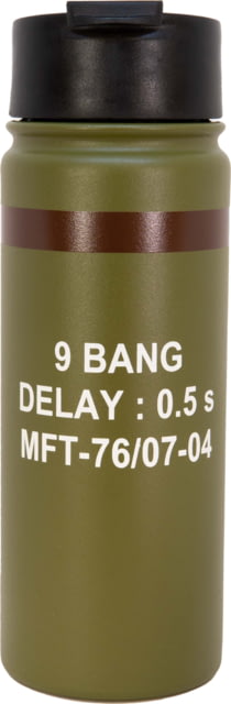 Mission First Tactical M18 Nine Bang Flip-Top Bottle Green 16oz