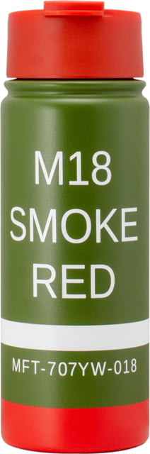 Mission First Tactical M18 Red Smoke Flip-Top Bottle Green / Red 16oz