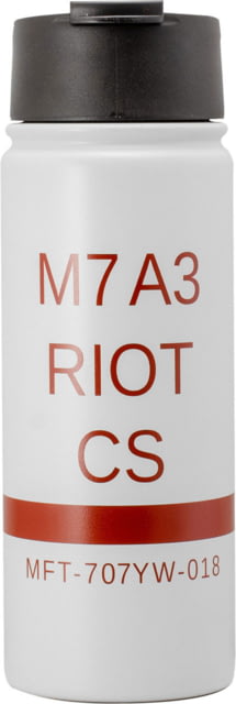 Mission First Tactical Mission First Tactical M7a3 Riot CS Flip-Top Bottle White / Red 16oz - $27.99 at Optics Planet
