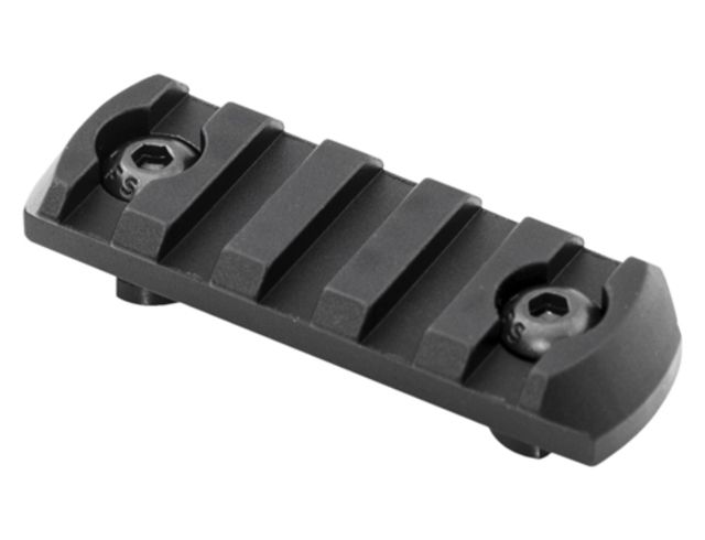Mission First Tactical Tekko Metal MLOK 2 3/8in - 5 Slot Rail Black