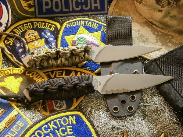 Mission MBK-Ti Fixed Blade Knife4inStandard Edge Spear Point BladeSkeletonized Handle/Olive Green Cord Wrap MS0309