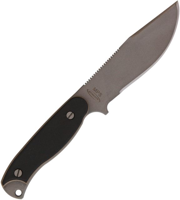 Mission MPS-Ti Fixed Blade Knife 5in Standard Edge Black G10 Onlay Handle - Mission