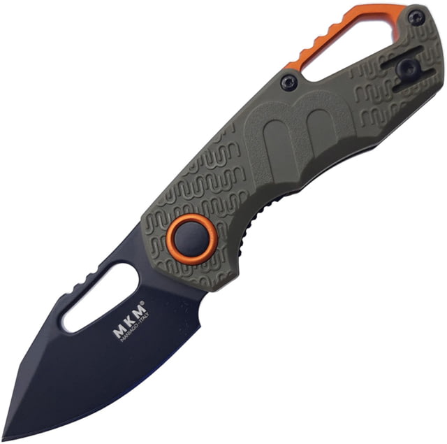 MKM Isonzo Linerlock OD Folding Knife 2" Bohler N690 stainless clip point blade OD green FRN handle MK FX03-3PGO - Mkm