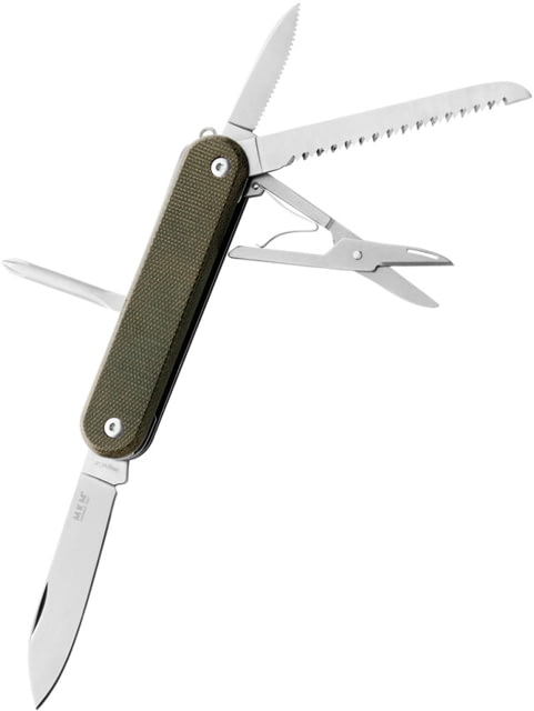 MKM Malga 5 Multipurpose Folding Knife Green MK MP05MAG-GC - Mkm