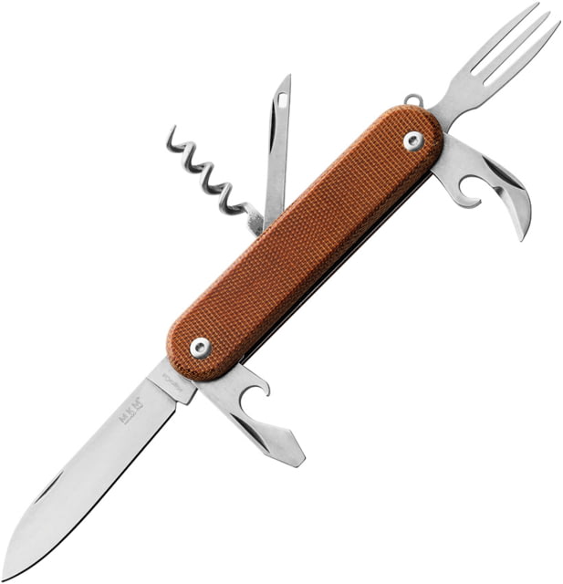 MKM Malga 6 Multipurpose Folding Knife Natural MK MP06MAG-NC - Mkm