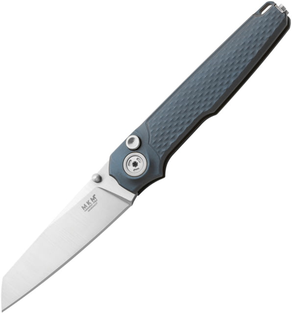 MKM Miura Button Lock Gray Al Folding Knife - Mkm
