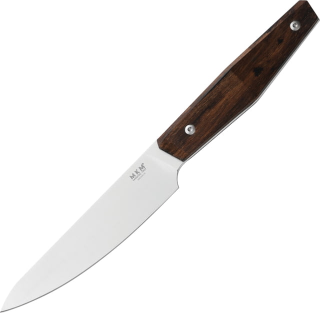MKM Prima Steak 4.25in Knife Set Satin S/S Blade Ziricote Wood Handle MK PRST2-Z 2 PCS. SET - Mkm