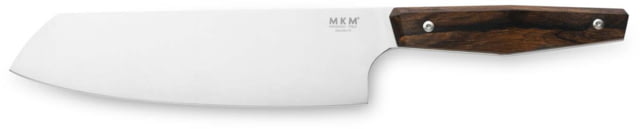MKM Santoku Kitchen Knife 17.48in X50CrMoV15 Stainless Blade Ziricote Wood Handle MK PRSA-Z - Mkm