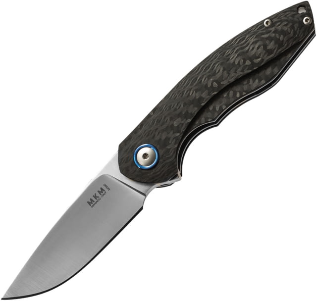 MKM Timavo Linerlock Viper Folding Knife 3" satin finish Bohler M390 stainless blade Carbon fiber handle MK VP02-C - Mkm