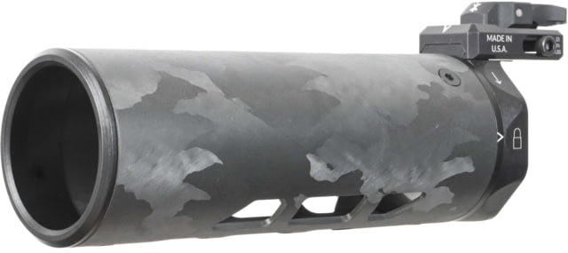 MODTAC U-RAC Suppressor Shield AR15 Rail Type Natural/Clear Coat Carbon Fiber 7.0in 18B-004-AR15-7-N - Modtac