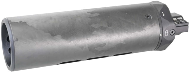 MODTAC XL Precision Rifle Suppressor Shield .750in Barrel Diameter Natural/Clear Coat Carbon Fiber 7.0in 18B-019-750-7-N - Modtac