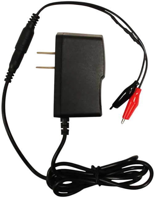 Mojo 6 Volt SLA Battery Smart Charger for Lead Acid Battery Control Overcharging LED Indicate Black