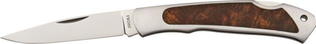 Moki Ezo Red Fox Knife 3 3/8in. Closed - Moki