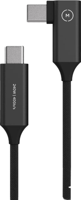 Moment Right-Angle to Straight SuperFlex USB-C Cable 9in - Moment