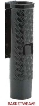 Monadnock AutoLock Low Carry Baton Holder  w/ 360 Degree Swivel & ClipOn for any 26in AutoLock Baton in Basket Weave Black 1000279 - Monadnock