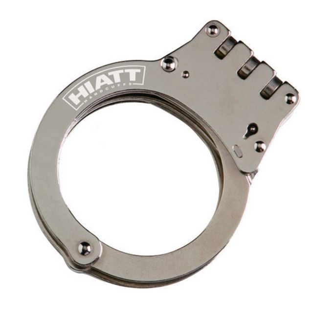 Hiatt-Thompson Oversized Steel Hinge Handcuffs - Monadnock