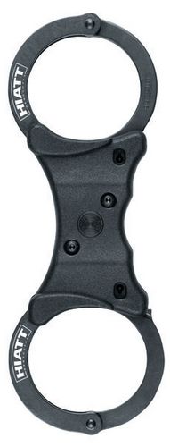 Hiatt-Thompson Rigid Style Non-folding Handcuffs Nickel - 1001307 - Monadnock