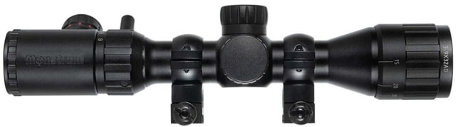 Monstrum  AO Rifle Scope with Illuminated Range Finder Reticle and Parallax Adjustment Black - Monstrum