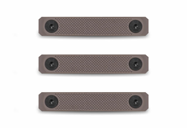 Monstrum 3 in Rail Panels - 3 PC M-LOK Flat Dark Earth 5 in - Monstrum