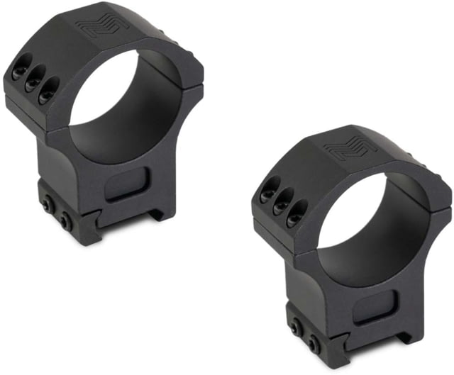 Monstrum 34mm Precision Picatinny V2 Scope Rings 1.2 in Black - Monstrum