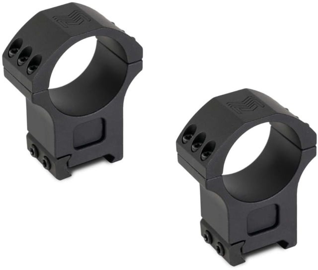 Monstrum 34mm Precision Picatinny V2 Scope Rings 1.4 in Black - Monstrum